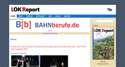 Desktop Screenshot of lok-report.de