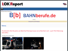 Tablet Screenshot of lok-report.de